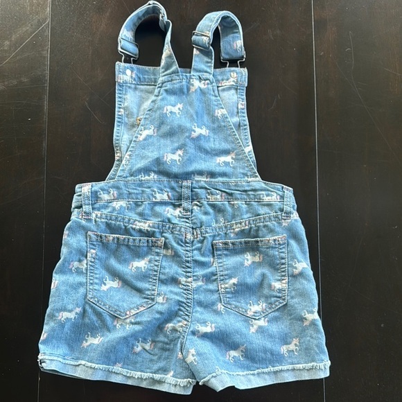 Freestyle Blue unicorn Print Overalls - Picture 3 of 3